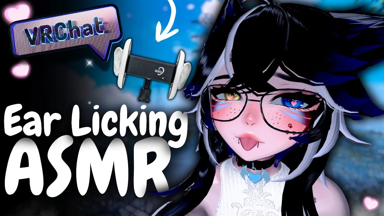 【ASMR VRChat】Deep Ear Licking With Mommy (3DIO) ♥ Good Boy ♥ Talking  ♥ Attention ♥ Praise