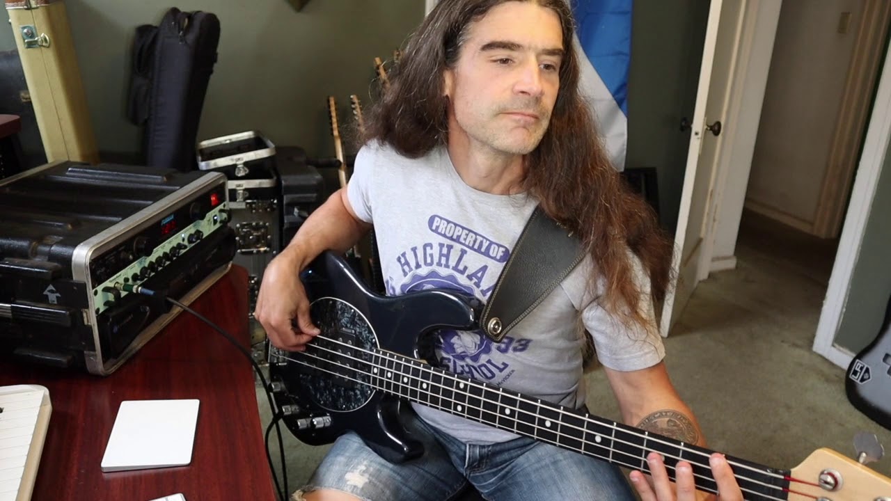 RUSH New World Man (bass cover). with GED-2112 preamp