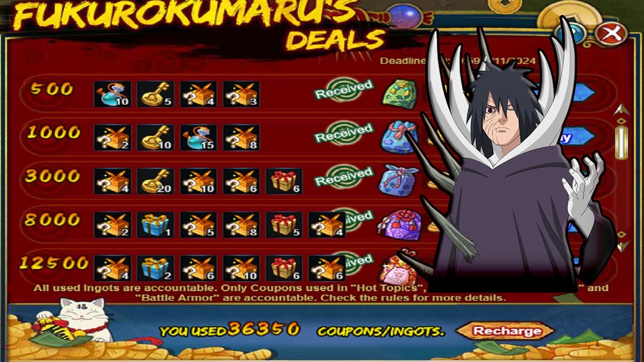 35.000!! FUKU DEAL: NARUTO ONLINE F2P