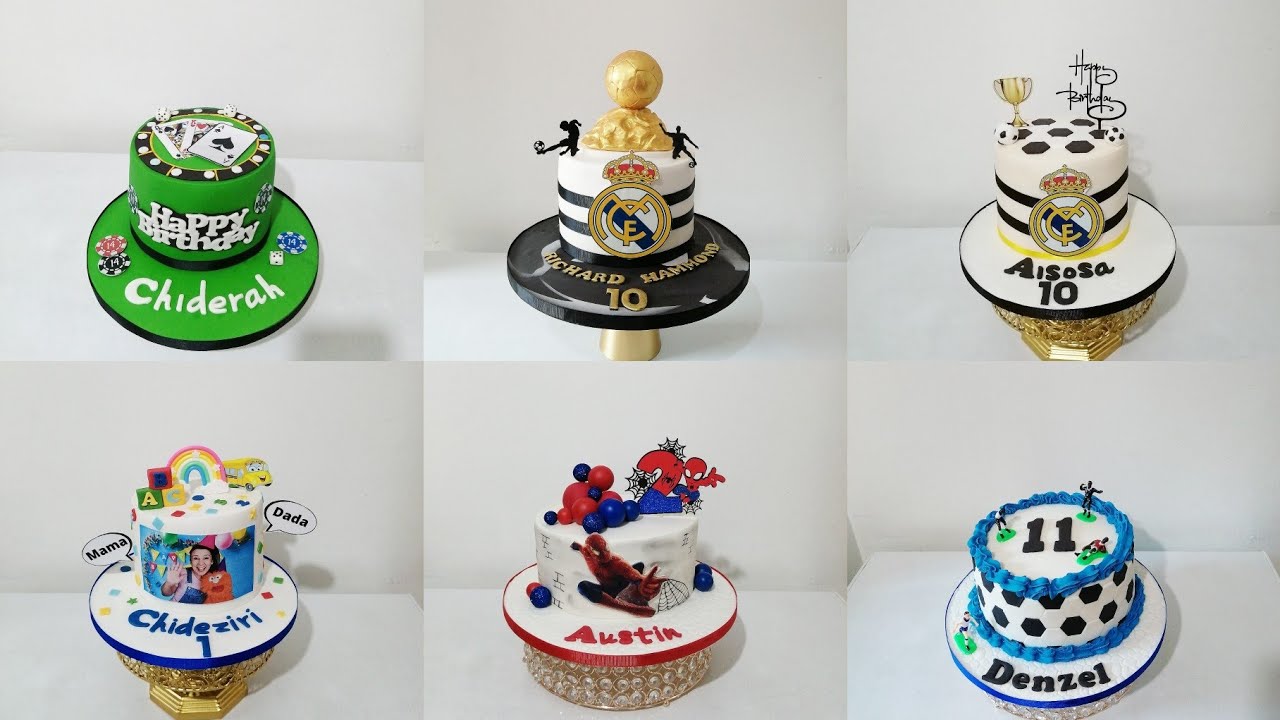 50+ Boy's Birthday Cake Ideas || Cake Decorating Tips