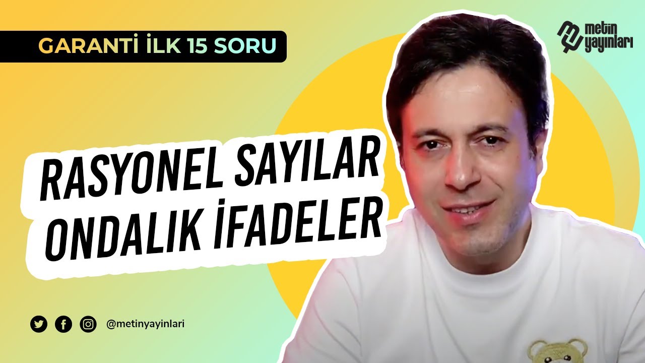 GARANTİ İLK 15 SORU / Rasyonel Sayılar-Ondalık İfadeler