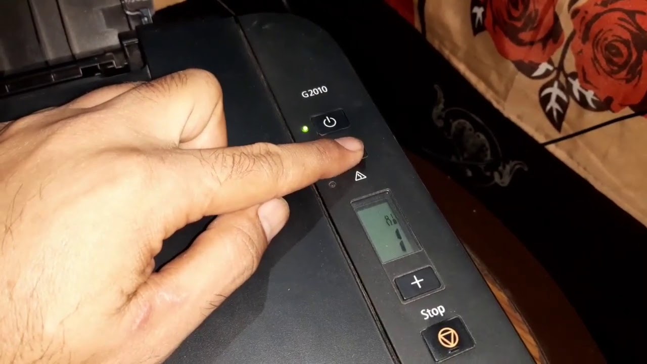 How to fix Canon g 2010 & g3010 ink problem | Red Light Blinking | refill ink | blank print | Reset