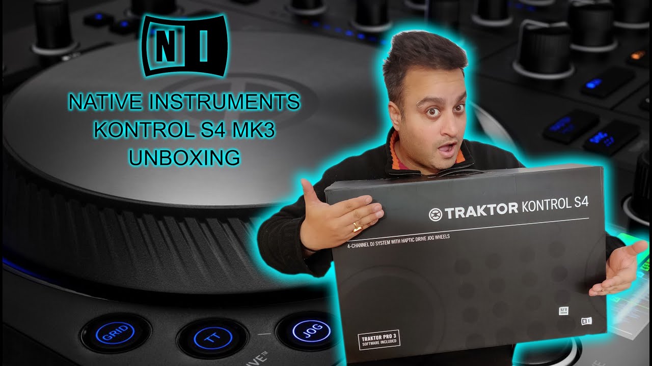 Unboxing Native Instruments Traktor Kontrol S4 MK3 | DJ Training Academy | New Delhi, India