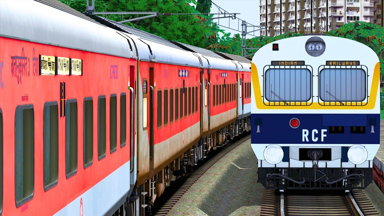 ICF MEMU EXPRESS TRAIN JOURNEY | BUMPY RAILROAD | Train Simulator | Railwork | NTG GAMING