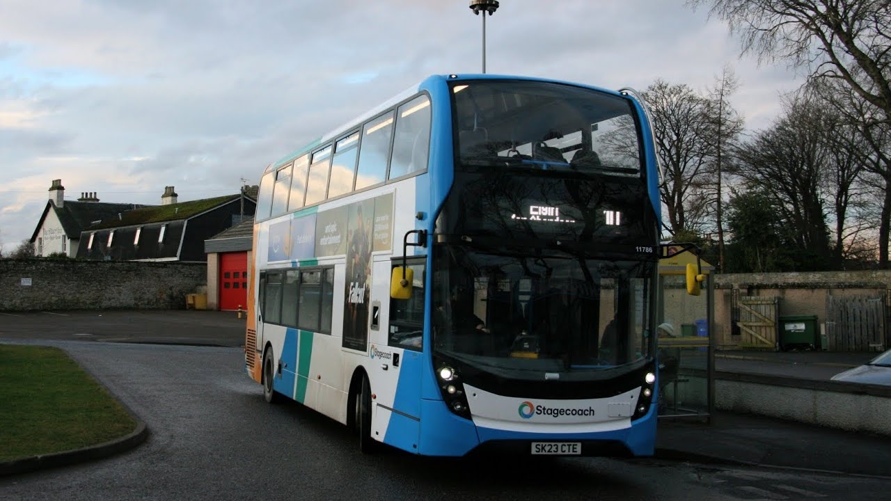 Stagecoach North Scotland 10 service from Inverness to Nairn | Time lapsed video