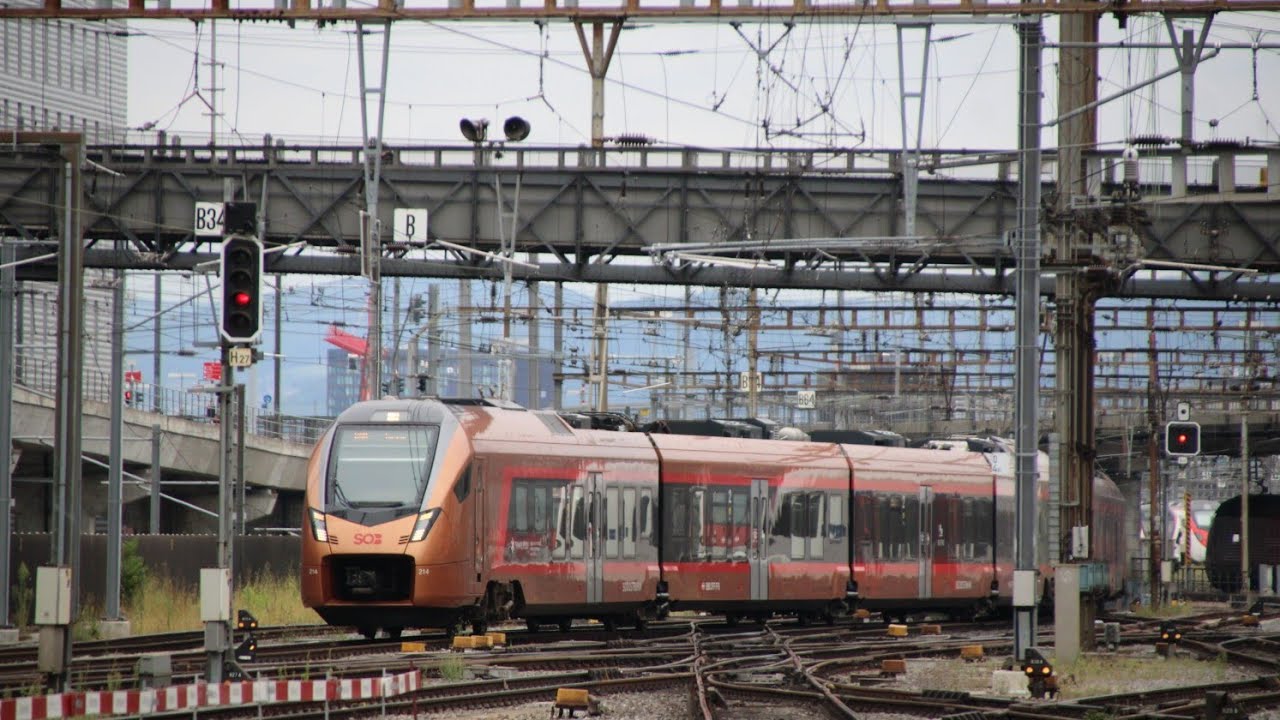 Züge in 🇨🇭Basel SBB 4K