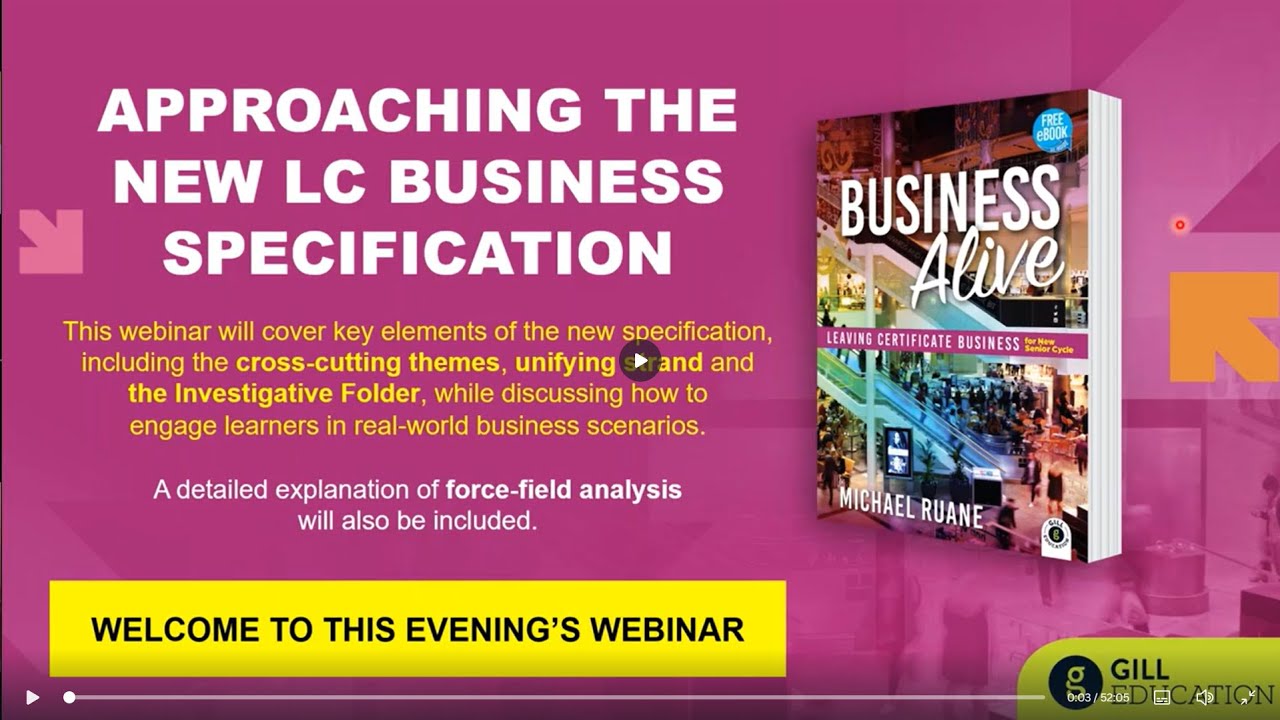 Webinar recording | Approaching the new LC Business Specification | 2025