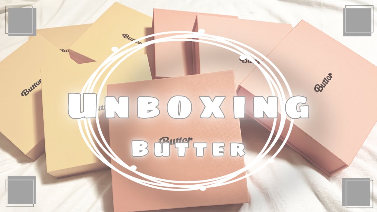 【BTS】Butter Unboxing【開封動画】