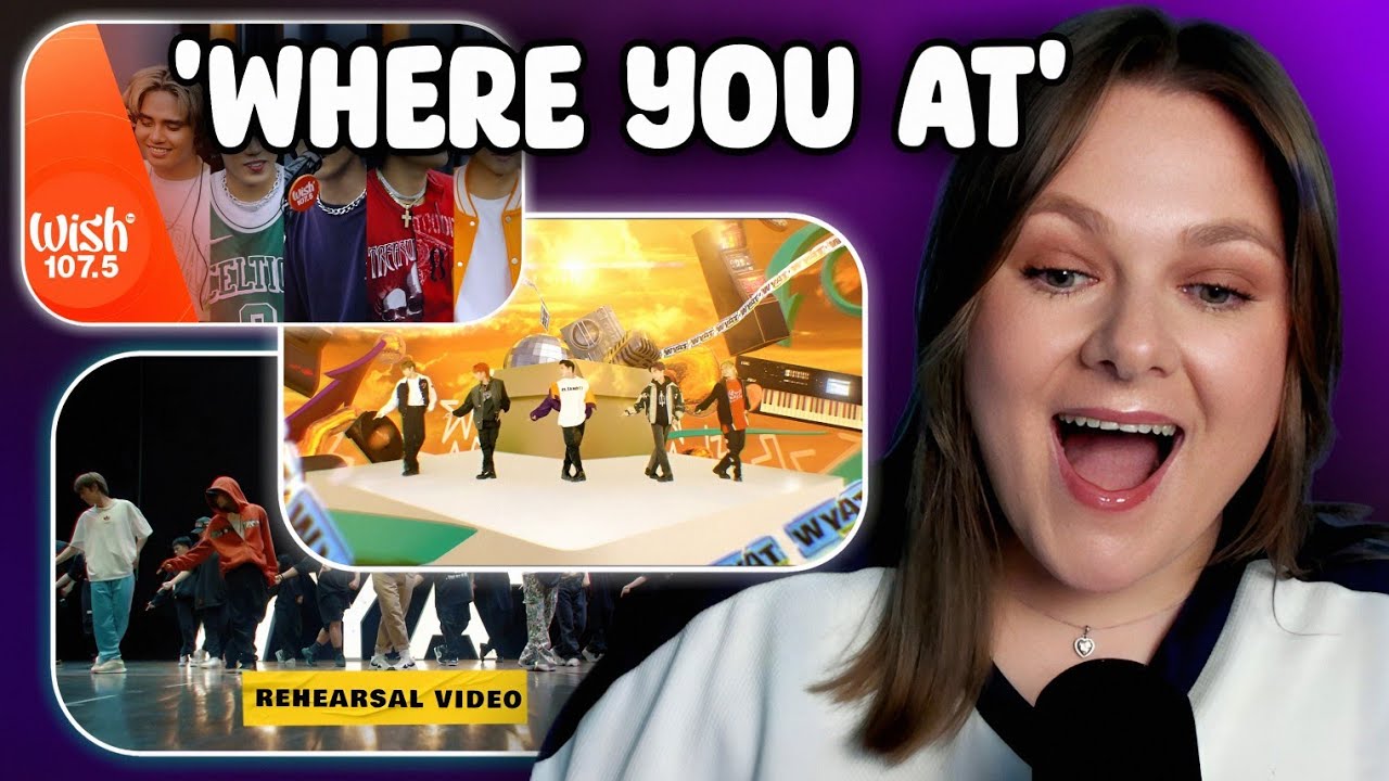 SB19 - 'WYAT (Where You At)' MV & DANCE REHERSAL + LIVE on Wish Bus | REACTION