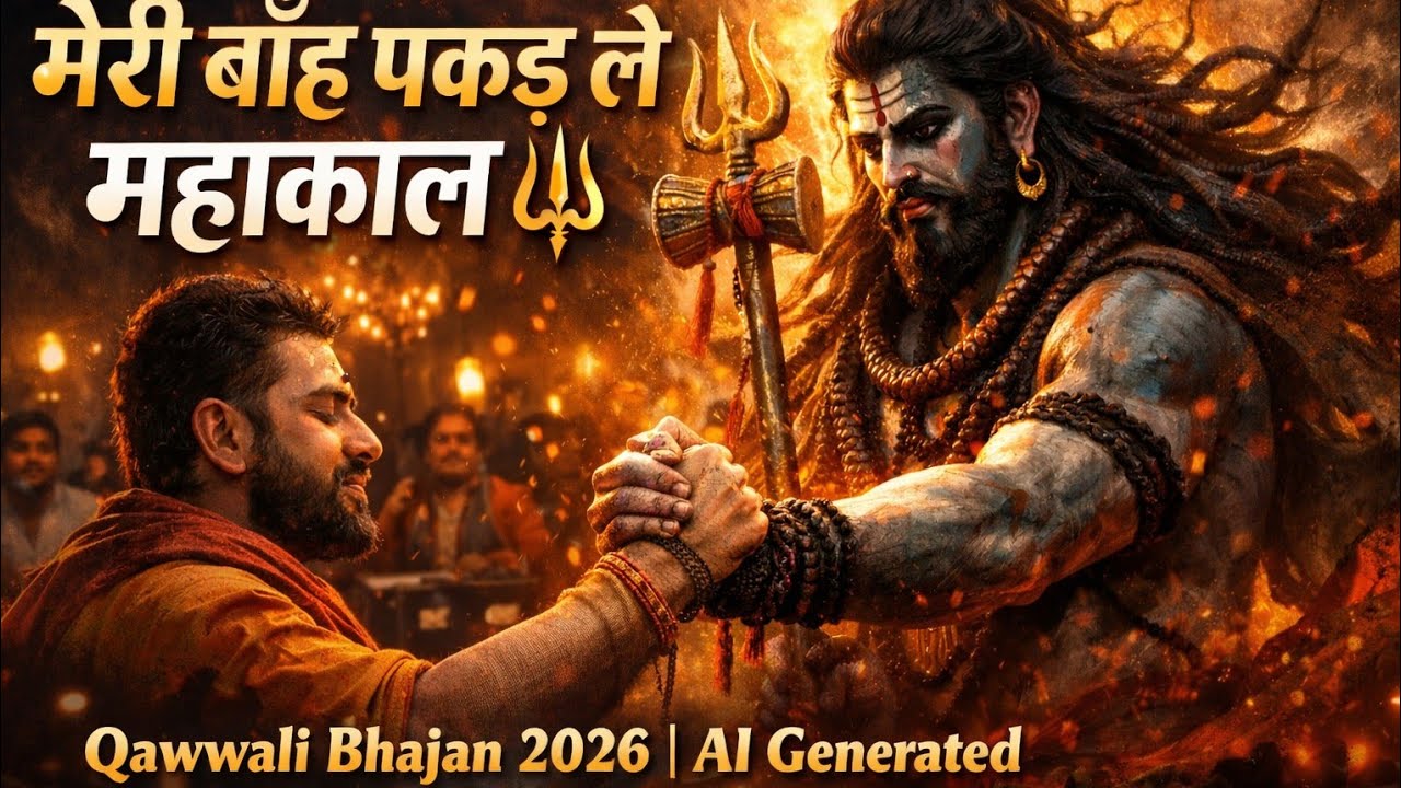 मेरी बाँह पकड़ ले महाकाल 🔱 | Cinematic Sufi Qawwali Bhajan 2026 | AI Generated Devotional Song