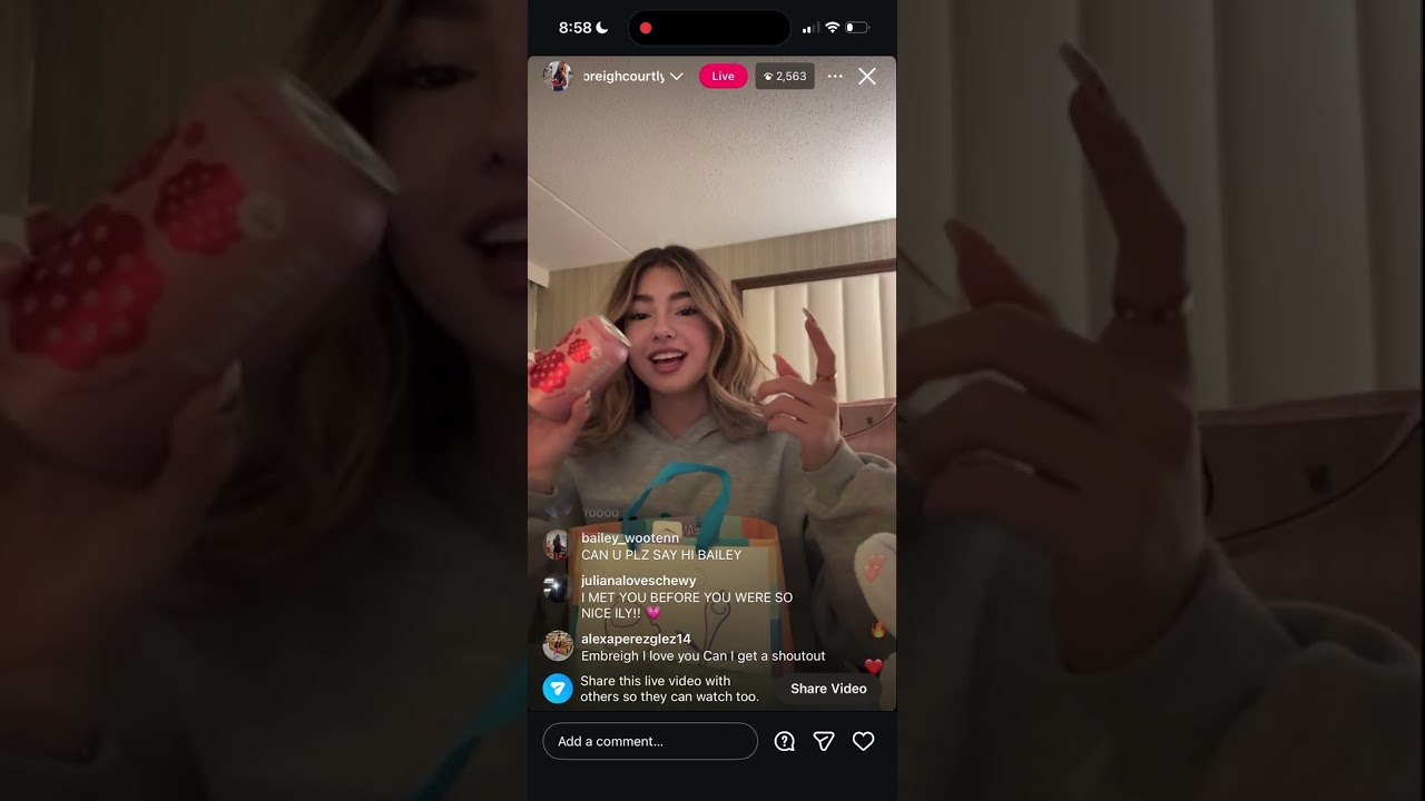 EMBREIGH MARCUS INSTAGRAM LIVE 