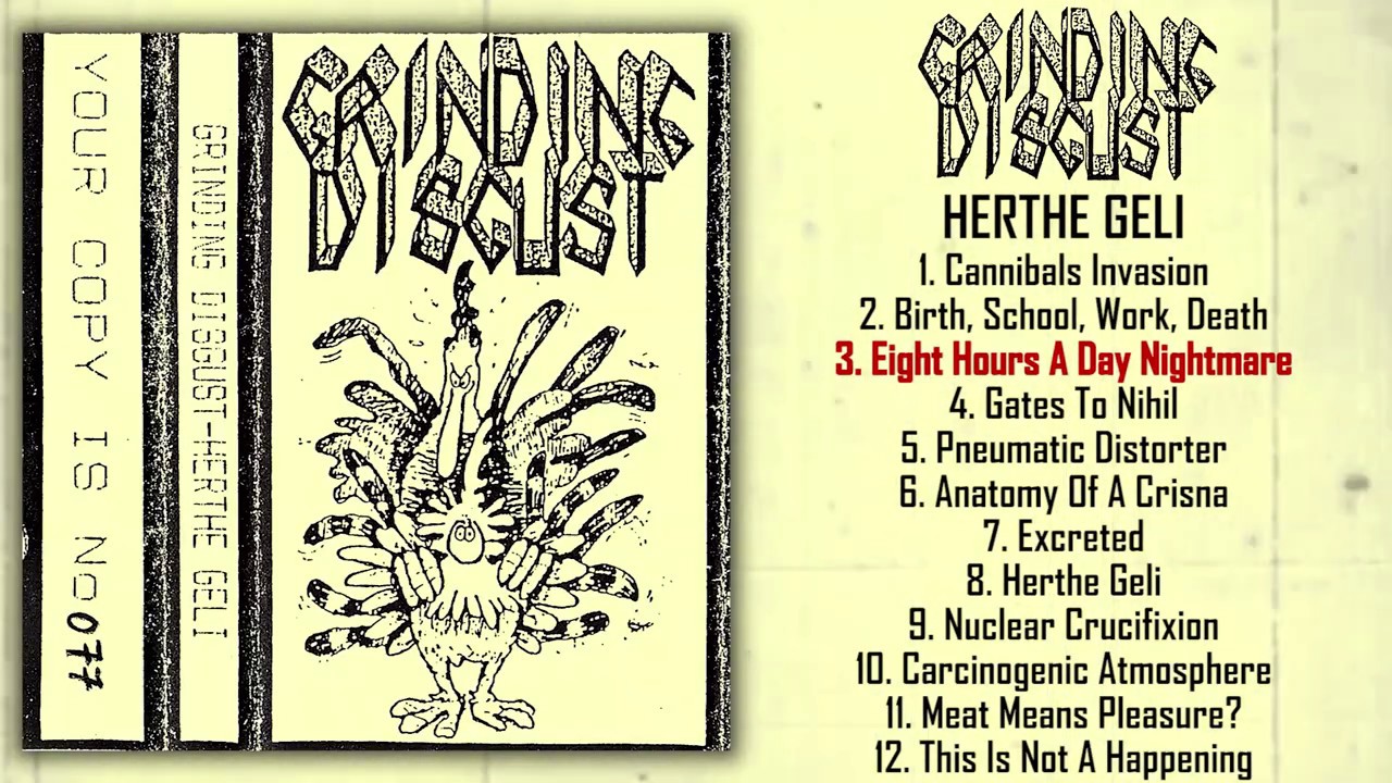 Grinding Disgust - Herthe Geli tape FULL DEMO (1989 - Noisecore / Grindnoise)