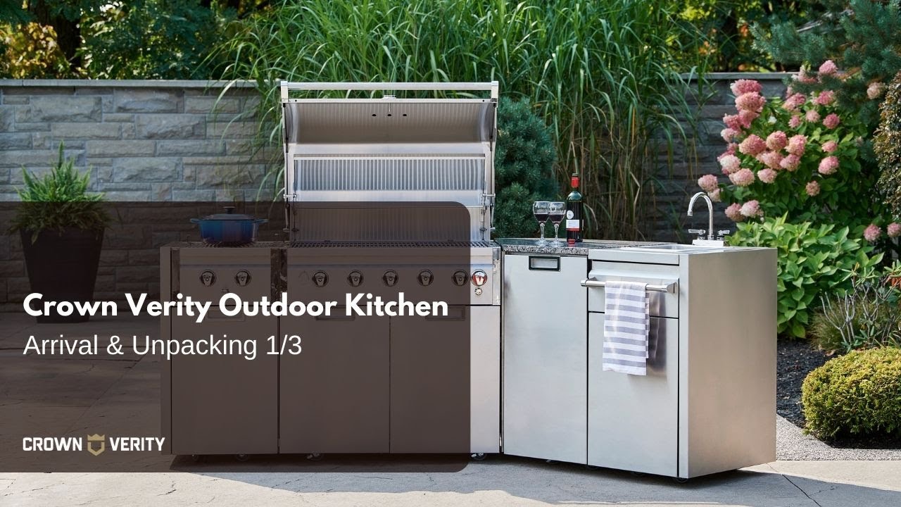 Installing Your Crown Verity Outdoor Kitchen | Arrival 1/3