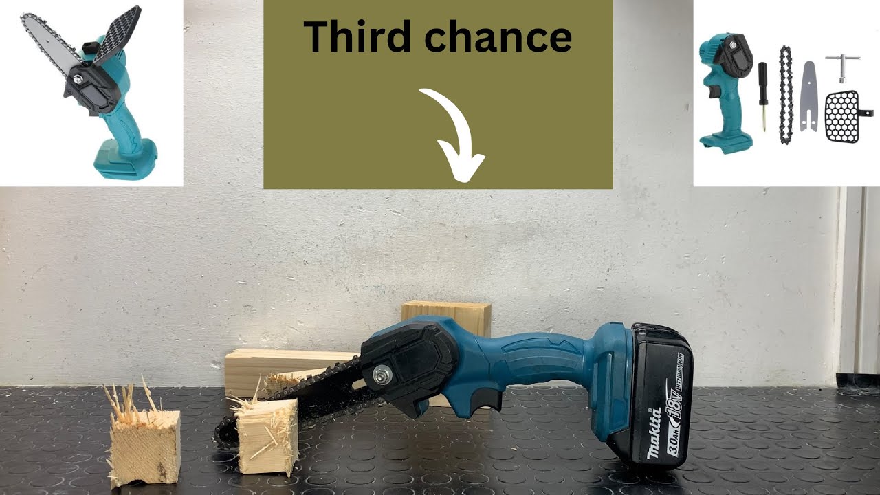 Fake Makita chainsaw 18v fail again