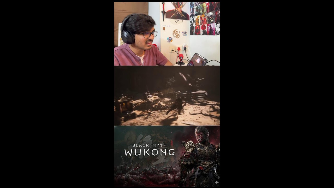 Chapter2- Day 2.O | Black Myth Wukong #gaming #shortsfeed #trending #funnymoments (Portrait)