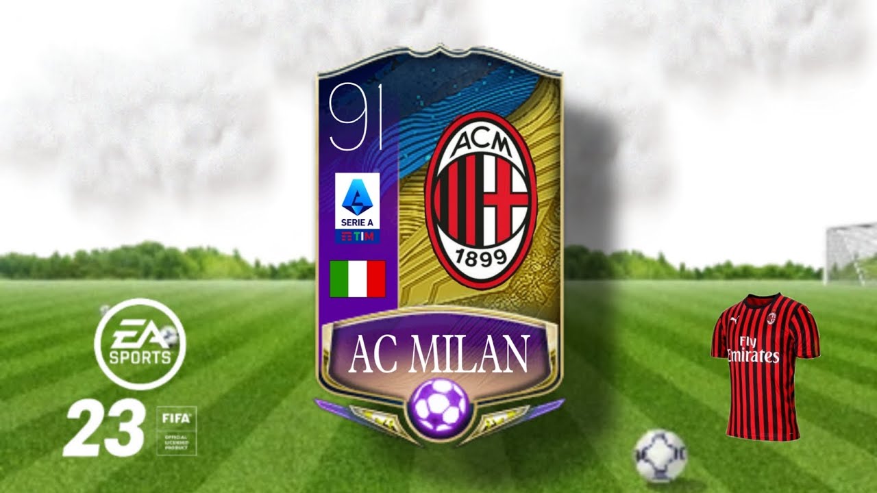 AC MILAN Team Made By Me || OVR 91 || FIFA 23 || Review || #fifa23 #mobilegameplay #subscribe #like