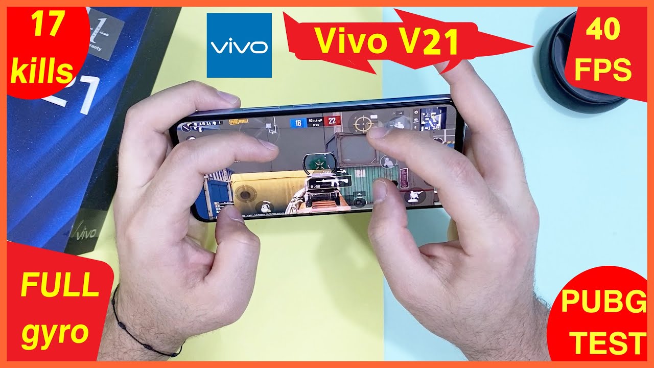 Vivo V21 Pubg Test || تجربة لعبة ببجي على أحدث جهاز من فيفو