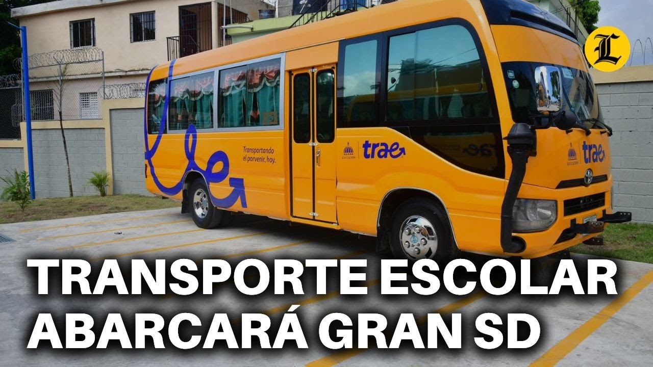 ABINADER ANUNCIA TRANSPORTE ESCOLAR QUE ABARCARÁ EL GRAN SANTO DOMINGO Y 70 POLITÉCNICOS