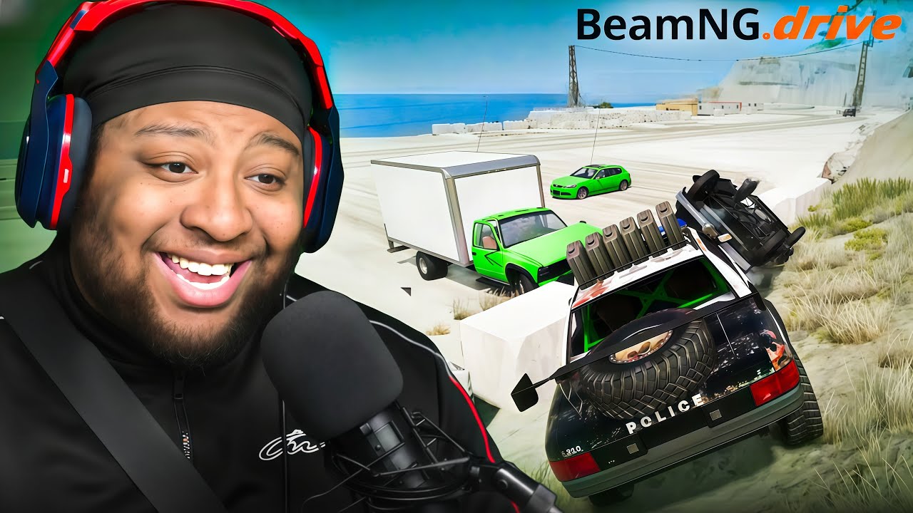 Карьер Beamng.Drive заражен, сплошной хаос!!!!