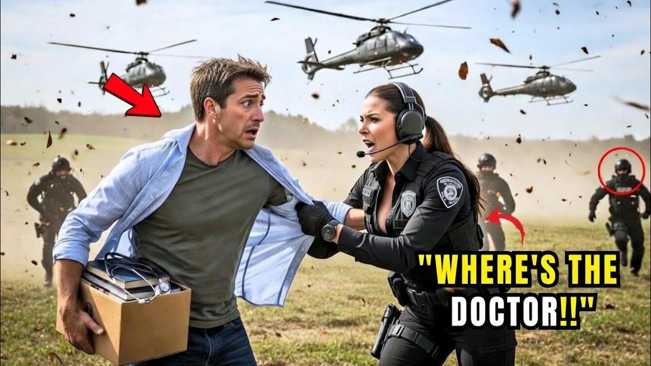 Single Dad Was Fired and Walking Home—Until Three Helicopters Landed Shouting “Where’s the Doctor!”