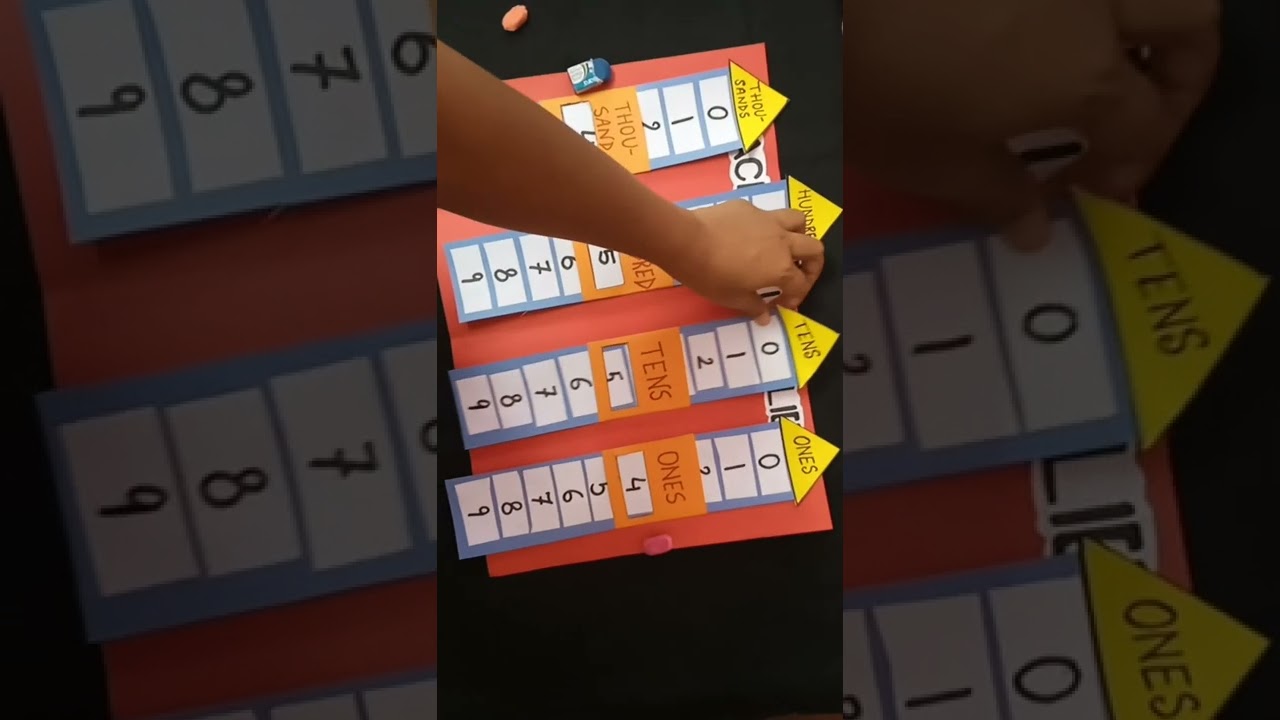 Place value slider⭐✨# Maths project📏📖