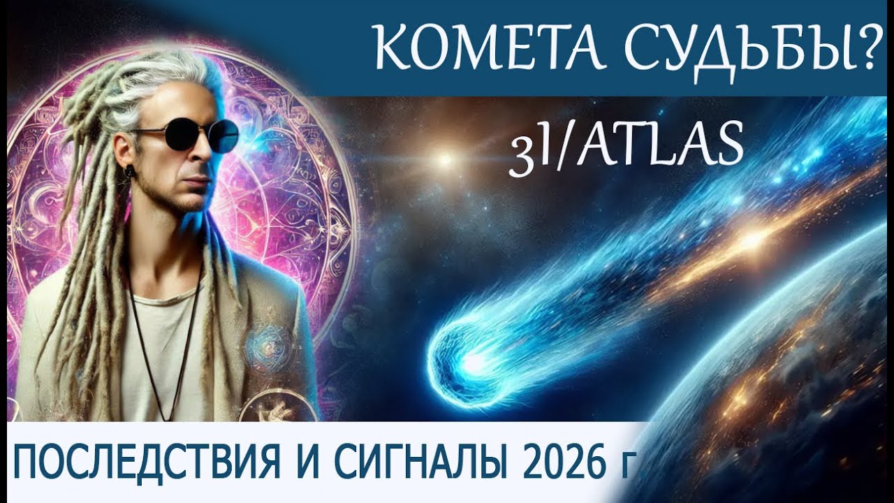 Комета 3I/ATLAS - астрологические последствия и сигналы 2026 года.