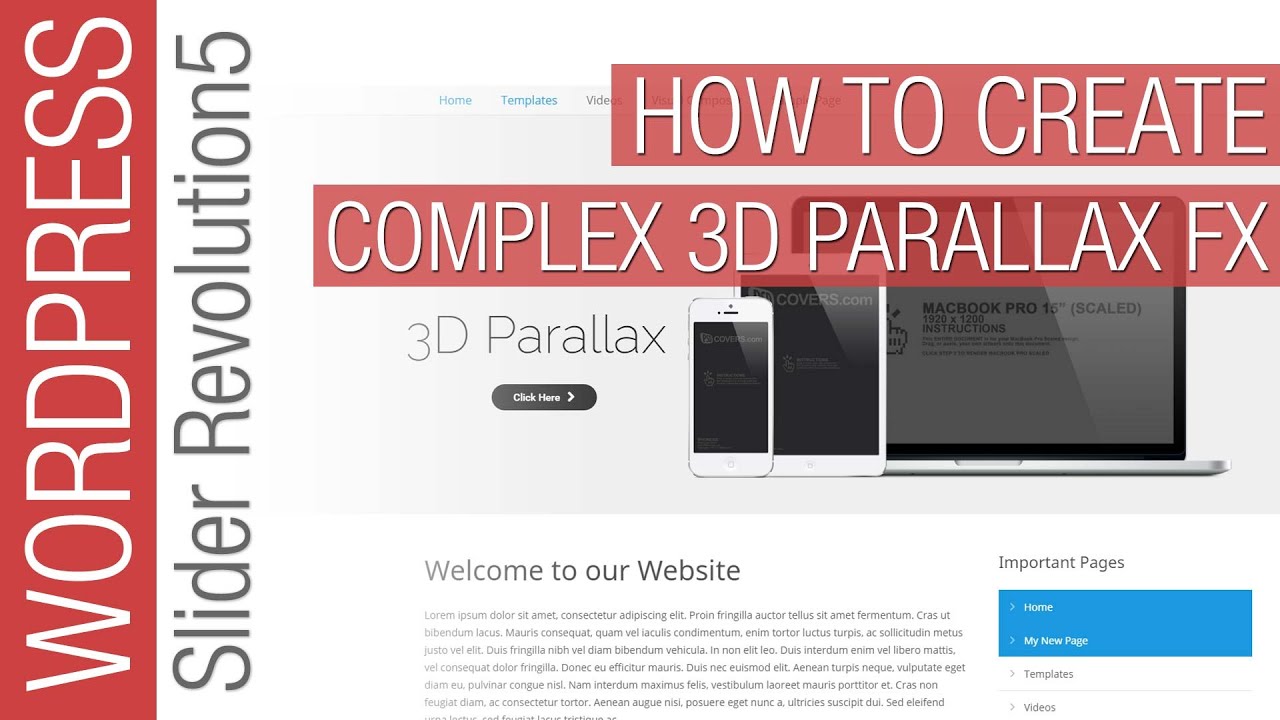 How To Create Complex Parallax in Slider Revolution 5