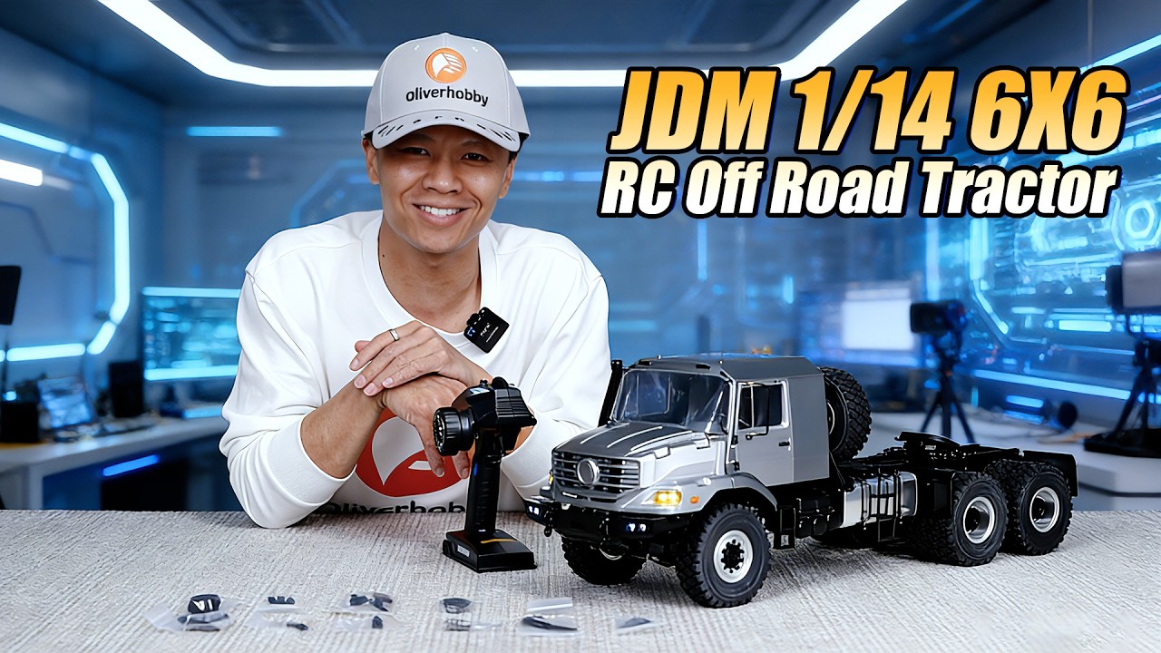 Подробный обзор радиоуправляемого внедорожного трактора JDModel 1/14 6x6 #rc #rcmodel