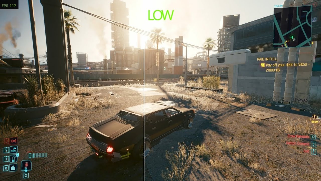 Cyberpunk 2077 RTX 5070 | Low vs Max Settings | 4K