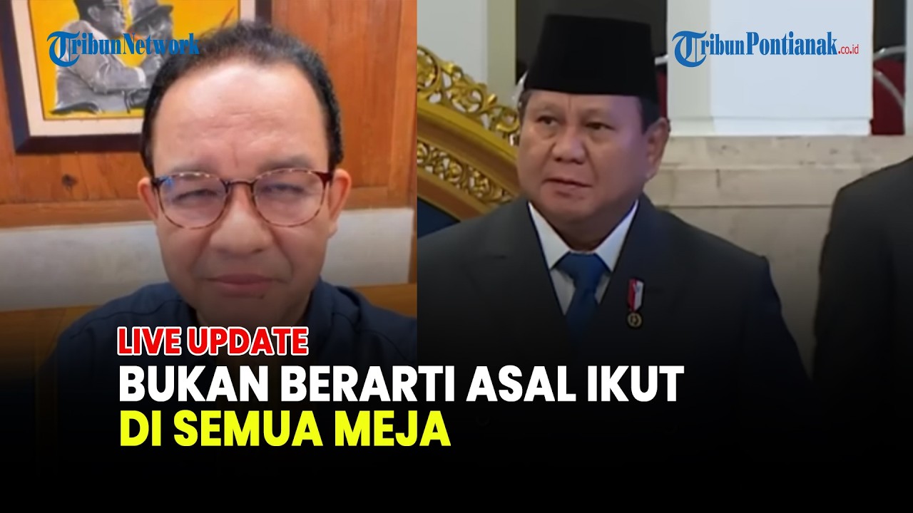🔴ANIES BASWEDAN DESAK INDONESIA KELUAR DARI BOARD OF PEACE BENTUKAN DONALD TRUMP