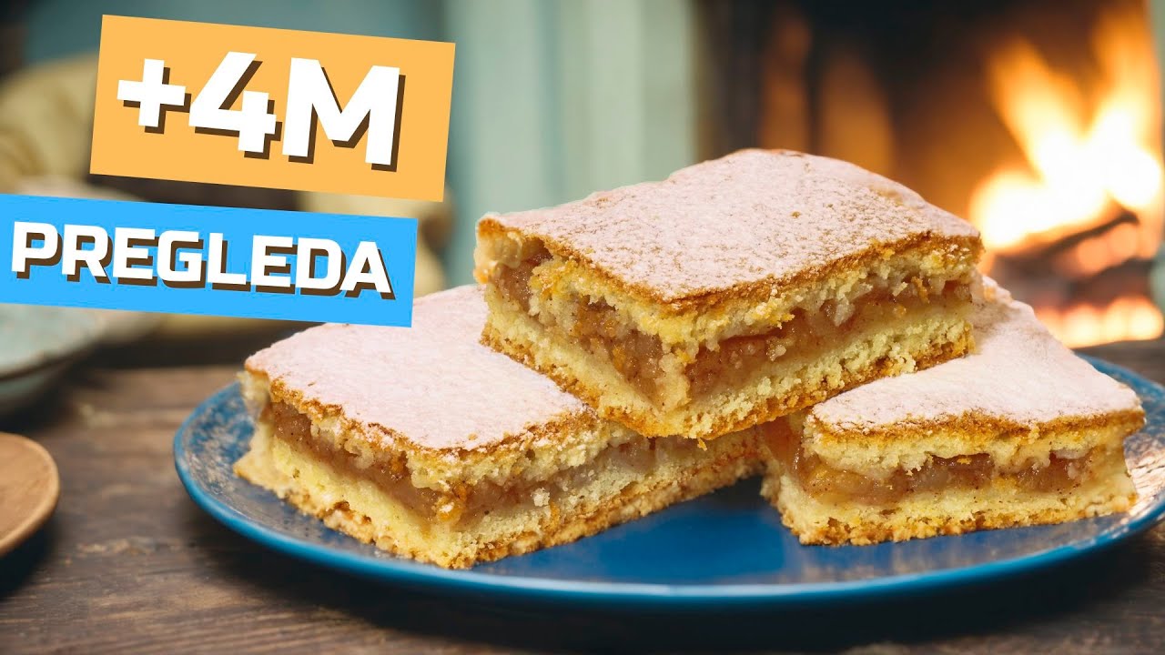 Ленивый пирог - пирог с яблоками