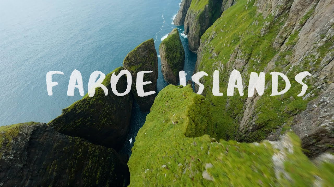 Les ÎLES FÉROÉ vues du ciel