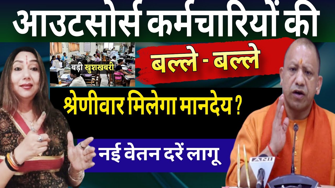 UP Outsource Employees Salary Update 2026 | नई न्यूनतम मजदूरी लागू | श्रेणीवार मानदेय पर बड़ा अपडेट