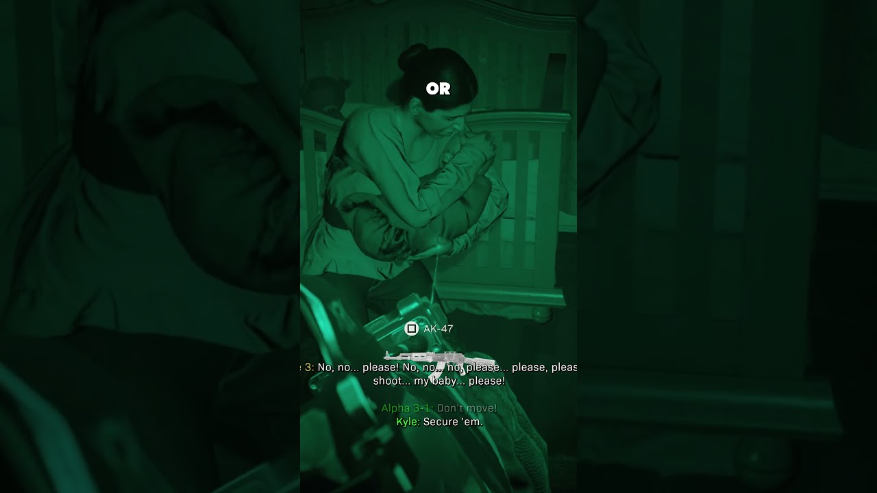 DO NOT shoot the baby 😱 in CALL OF DUTY: MODERN WARFARE (2019)