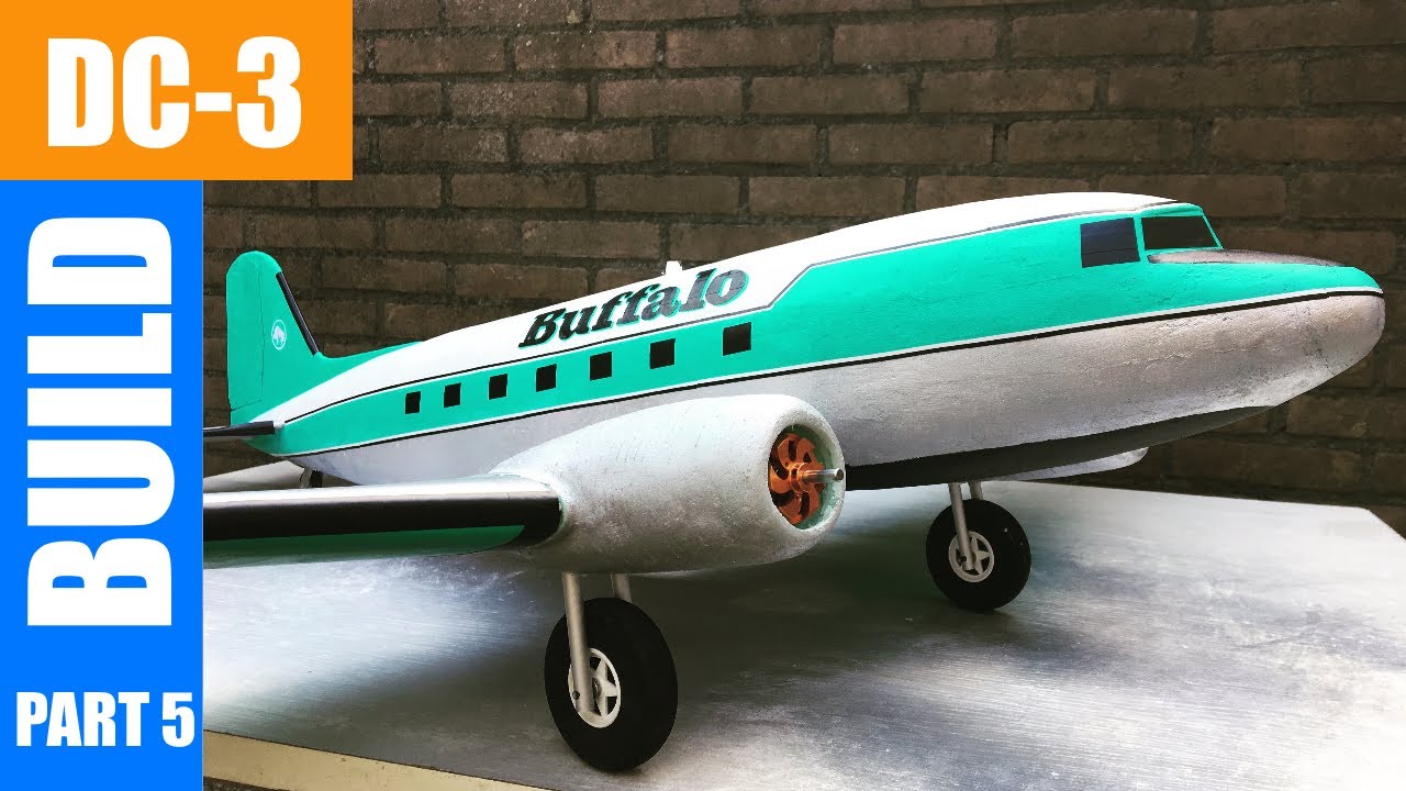 Painting an RC Airplane | DC-3 From Scratch (ep. 5)