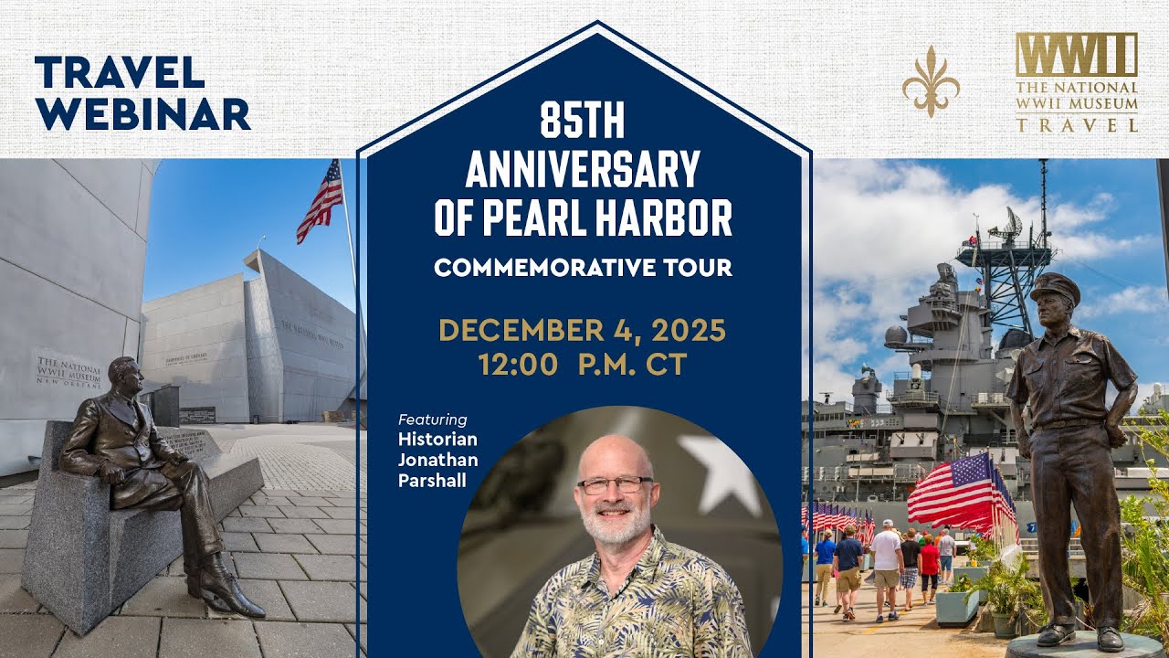 Travel Webinar: 85th Anniversary of Pearl Harbor Tour with Jonathan Parshall