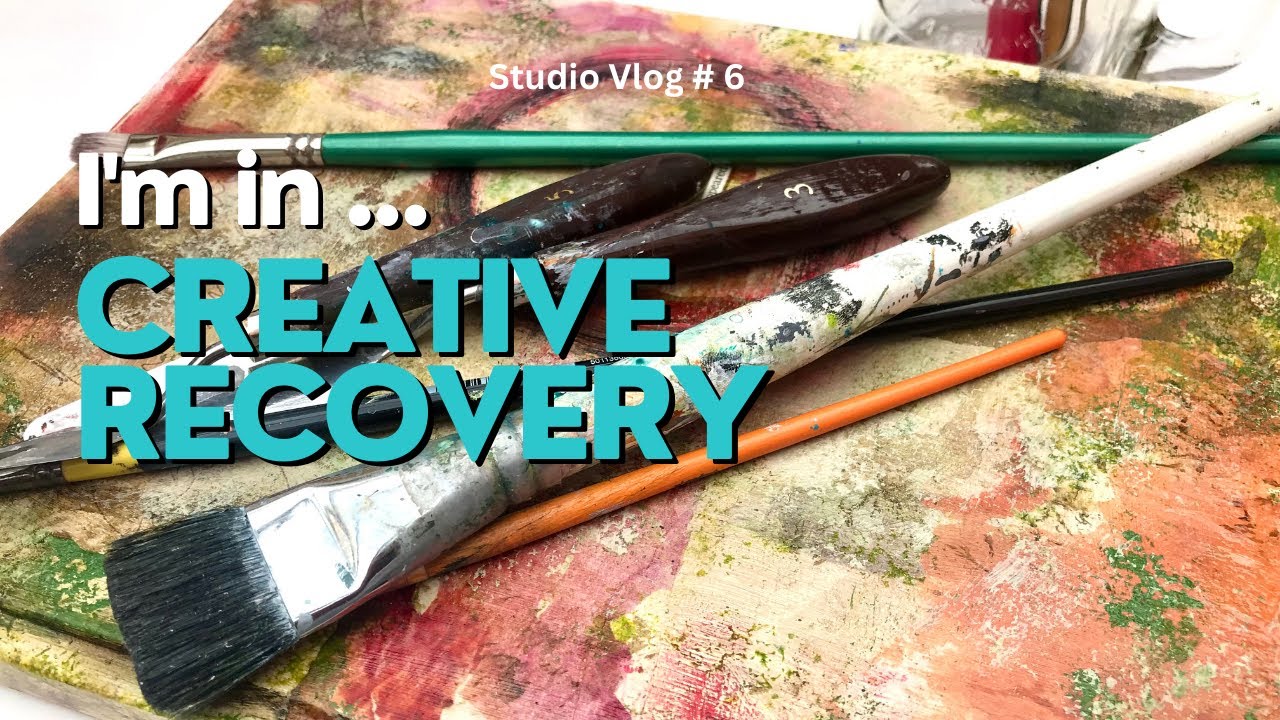 I'M IN CREATIVE RECOVERY - STUDIO VLOG 6 - includes starting a new project