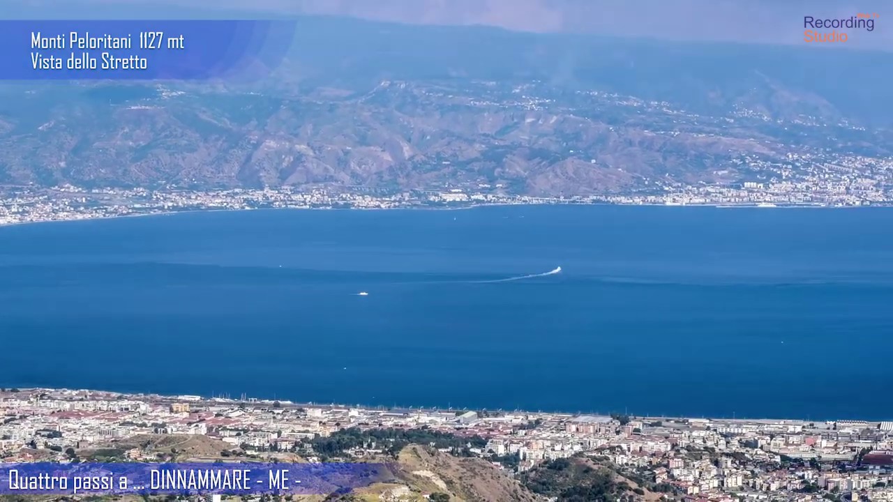 Dinnammare   Messina  monti Peloritani Stretto di Messina