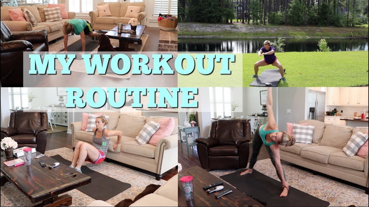MY WORKOUT ROUTINE // BBG WORKOUT // AT HOME WORKOUT ROUTINE