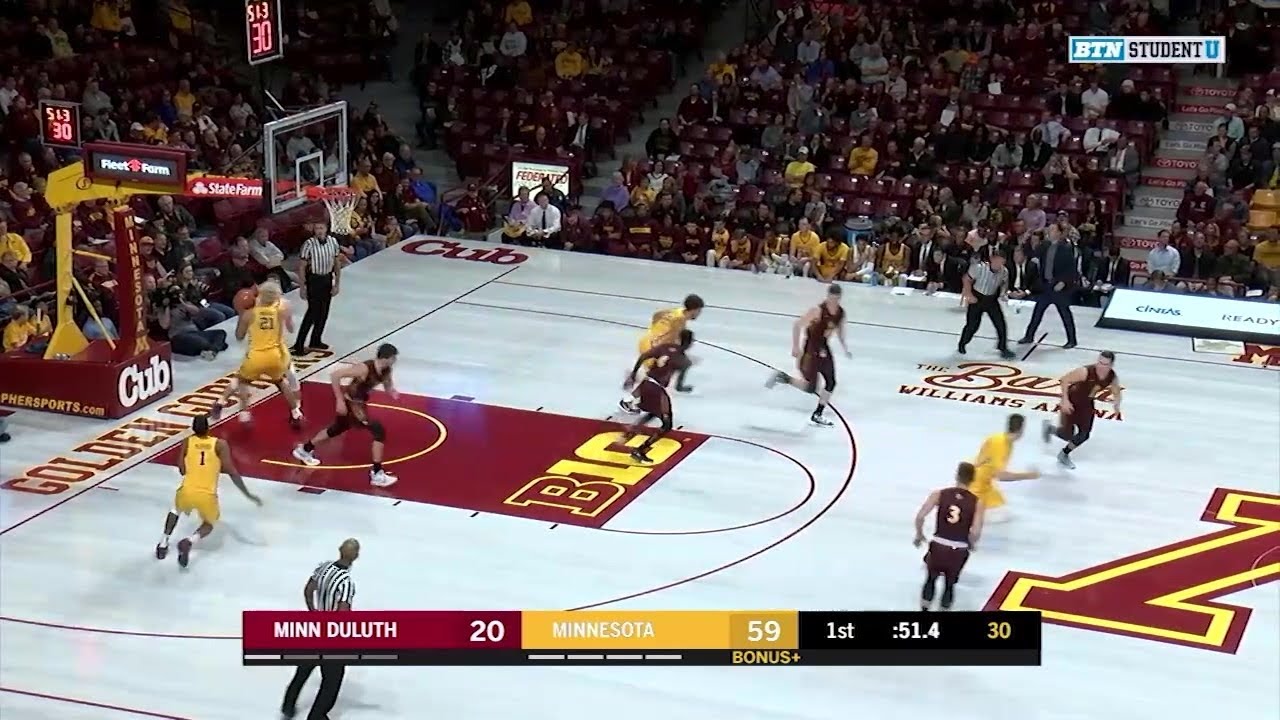 Highlights: UM-Duluth at Minnesota | Big Ten Men's Basketball