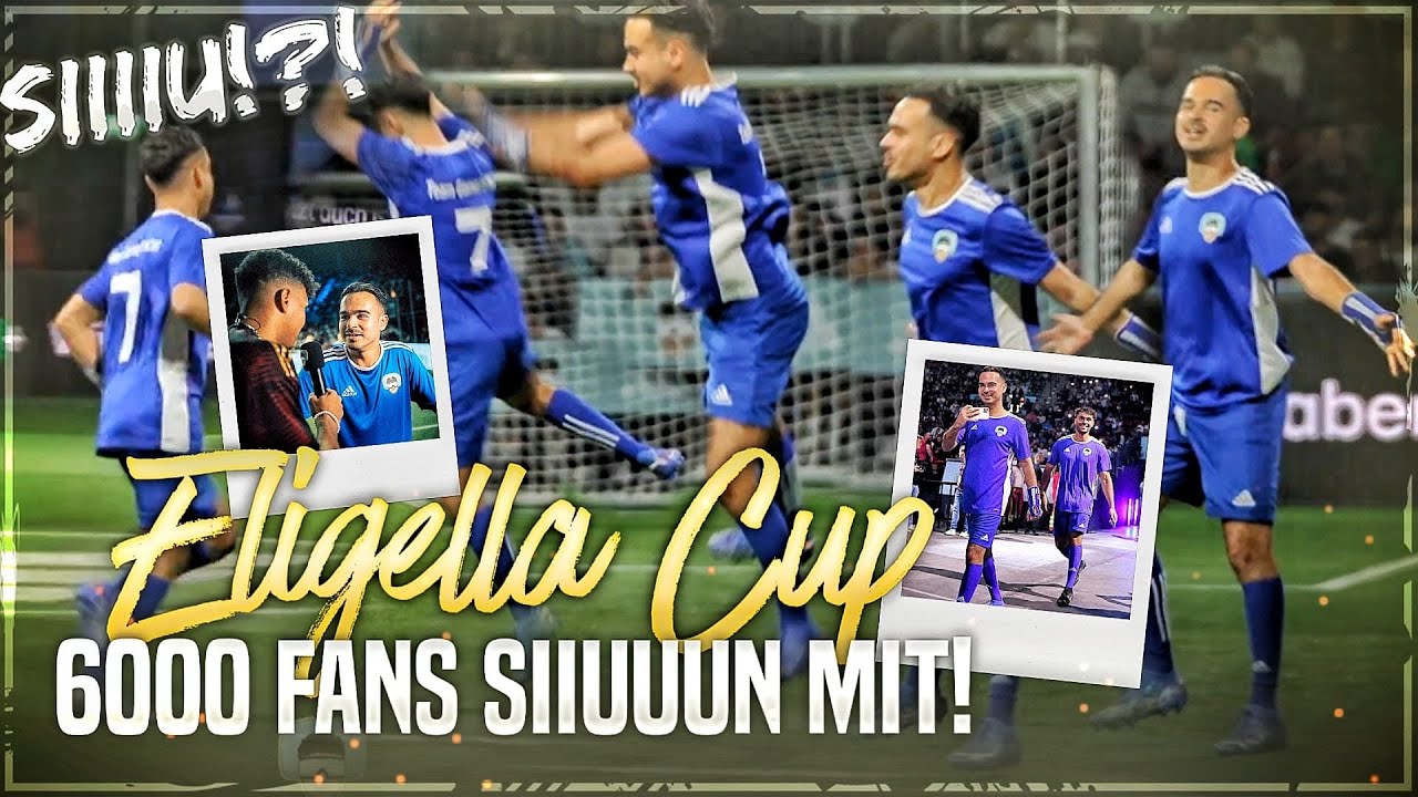 ICH MACHE SIUU JUBEL VOR 6000 ZUSCHAUERN !! 😱🔥 Eligella Cup VLOG