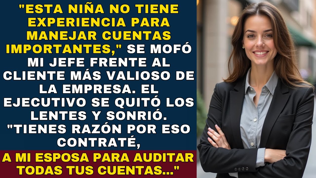 Mi Jefe Me Ridiculizó en la Junta—El Cliente Principal Era Mi Esposo Secreto