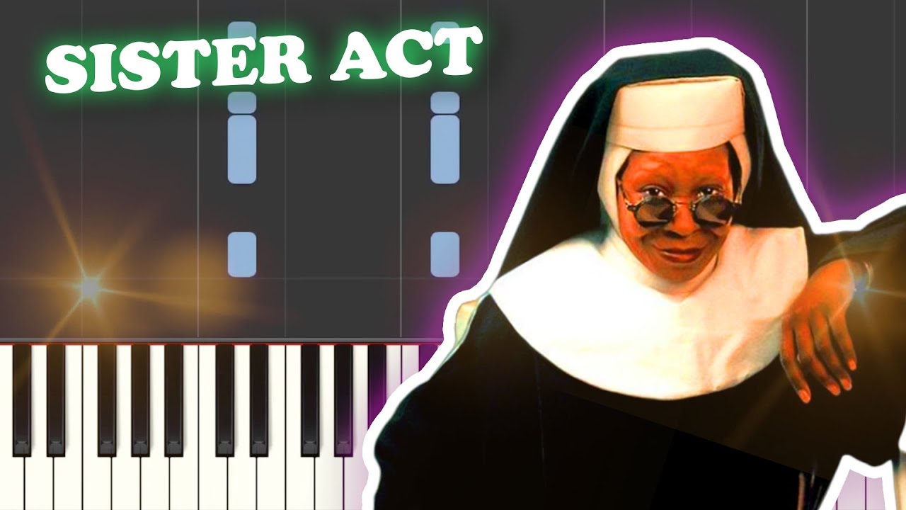 Hail Holy Queen (Oh Maria) PIANO TUTORIAL // SISTER ACT