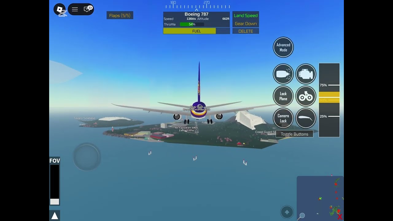 Thai Airways 787 Flight From Mellor to Grindavik in PTFS Roblox