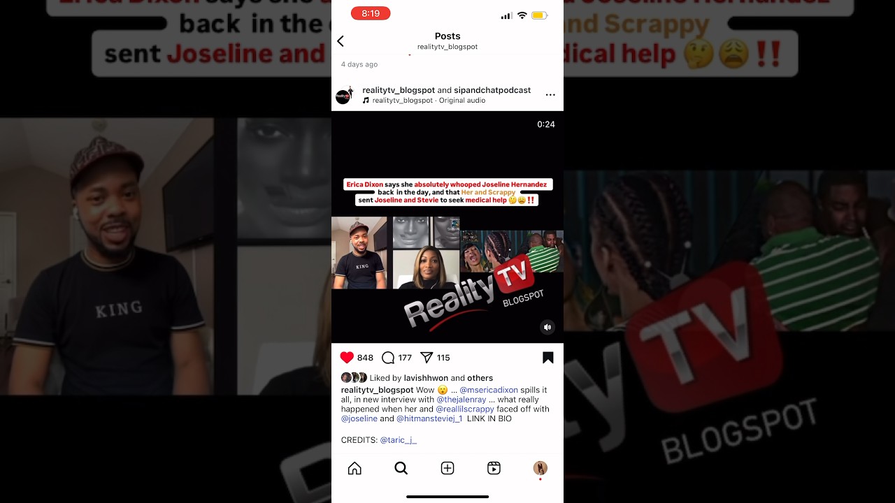 Erica Dixon says that her & Scrappy beat up Joseline & Stevie 