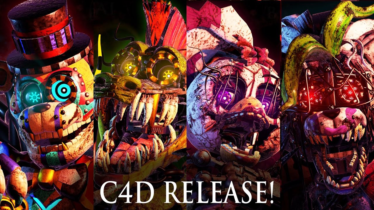 [C4DR19/FNAF] Lethal Animatronics Showcase + Release!