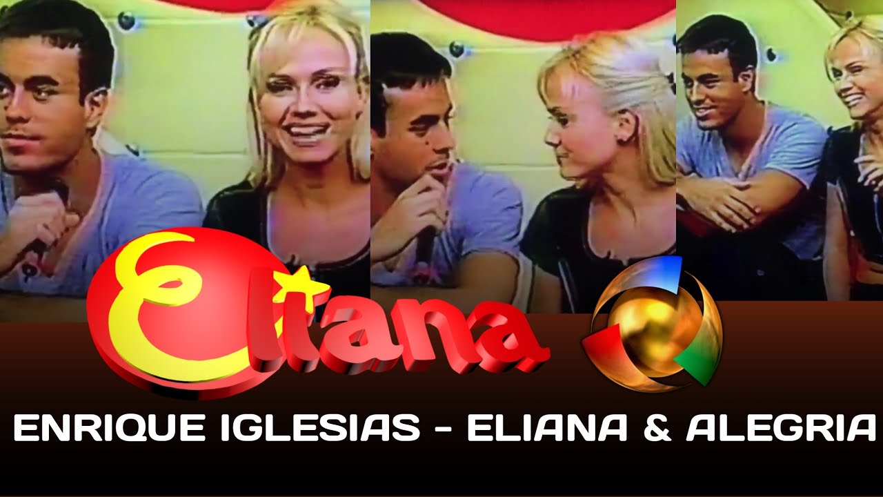 Enrique Iglesias no Eliana e Alegria