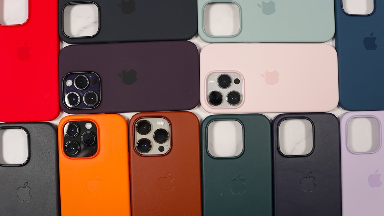 Все силиконовые и кожаные чехлы для iPhone 14 на все цвета iPhone 14 Pro!