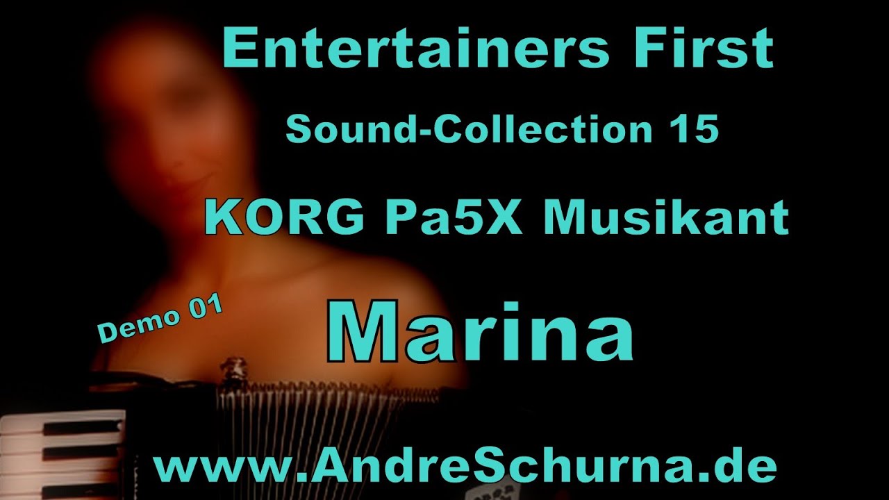 Neu! Korg Pa5X Musikant Sound-Collection 15 by Soundstudio Andre Schurna www.AndreSchurna.de