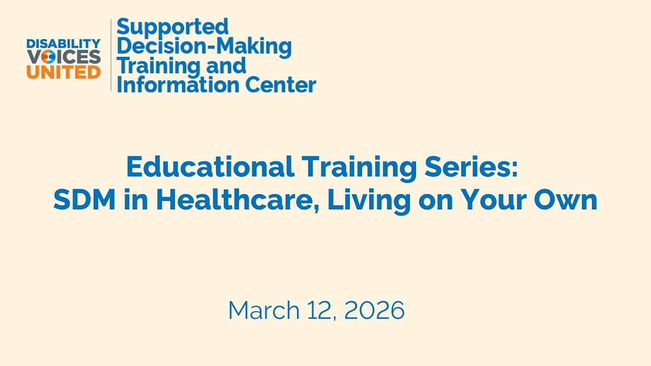 SDM in Healthcare, Living on Your Own